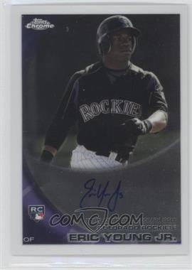 2010 Topps Chrome - [Base] - Rookie Autographs #171 - Eric Young Jr.