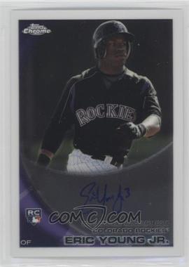 2010 Topps Chrome - [Base] - Rookie Autographs #171 - Eric Young Jr.