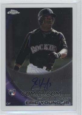 2010 Topps Chrome - [Base] - Rookie Autographs #171 - Eric Young Jr.