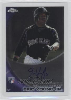 2010 Topps Chrome - [Base] - Rookie Autographs #171 - Eric Young Jr.