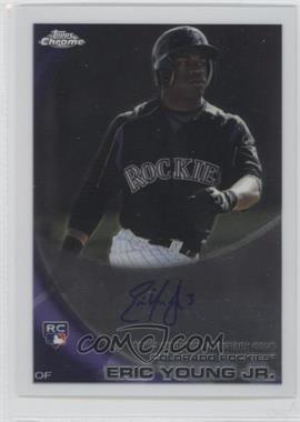 2010 Topps Chrome - [Base] - Rookie Autographs #171 - Eric Young Jr.