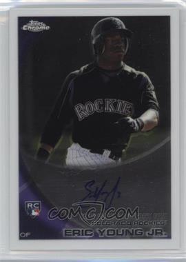 2010 Topps Chrome - [Base] - Rookie Autographs #171 - Eric Young Jr.