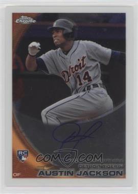 2010 Topps Chrome - [Base] - Rookie Autographs #177 - Austin Jackson