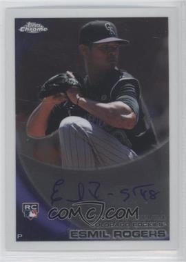 2010 Topps Chrome - [Base] - Rookie Autographs #183 - Esmil Rogers