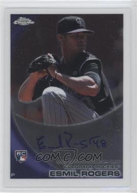 2010 Topps Chrome - [Base] - Rookie Autographs #183 - Esmil Rogers