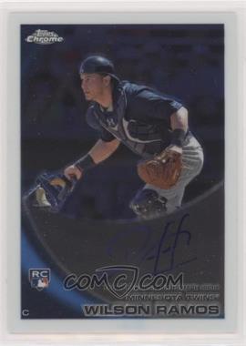 2010 Topps Chrome - [Base] - Rookie Autographs #189 - Wilson Ramos