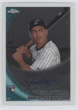 2010 Topps Chrome - [Base] - Rookie Autographs #190 - Giancarlo Stanton (Called Mike on Card)