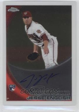 2010 Topps Chrome - [Base] - Rookie Autographs #203 - Jesse English