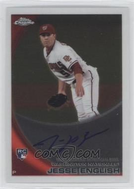 2010 Topps Chrome - [Base] - Rookie Autographs #203 - Jesse English