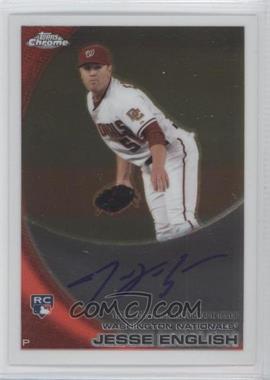 2010 Topps Chrome - [Base] - Rookie Autographs #203 - Jesse English