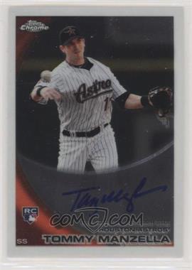 2010 Topps Chrome - [Base] - Rookie Autographs #207 - Tommy Manzella [EX to NM]