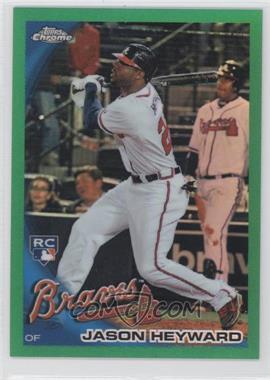 2010 Topps Chrome - [Base] - Wrapper Redemption Green Refractor #174 - Jason Heyward /599