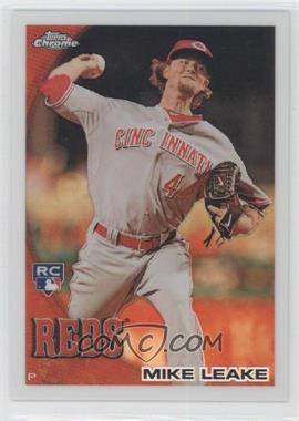 2010 Topps Chrome - [Base] - Wrapper Redemption Refractor #176 - Mike Leake