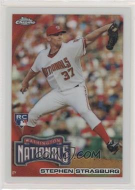 2010 Topps Chrome - [Base] - Wrapper Redemption Refractor #212 - Stephen Strasburg