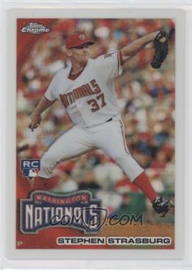 2010 Topps Chrome - [Base] - Wrapper Redemption Refractor #212 - Stephen Strasburg