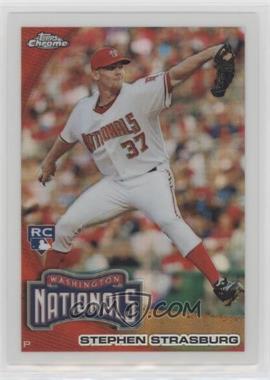 2010 Topps Chrome - [Base] - Wrapper Redemption Refractor #212 - Stephen Strasburg