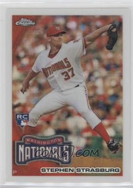 2010 Topps Chrome - [Base] - Wrapper Redemption Refractor #212 - Stephen Strasburg