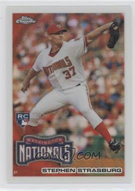 2010 Topps Chrome - [Base] - Wrapper Redemption Refractor #212 - Stephen Strasburg