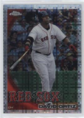 2010 Topps Chrome - [Base] - X-Fractor #128 - David Ortiz