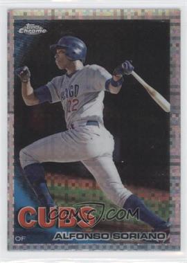 2010 Topps Chrome - [Base] - X-Fractor #136 - Alfonso Soriano