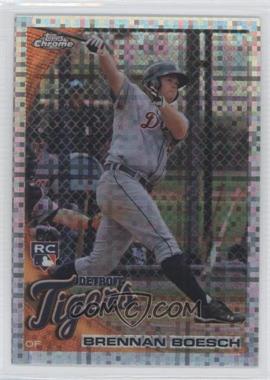 2010 Topps Chrome - [Base] - X-Fractor #182 - Brennan Boesch