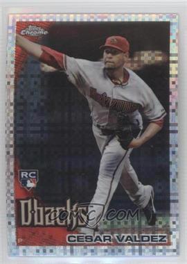 2010 Topps Chrome - [Base] - X-Fractor #194 - Cesar Valdez [Noted]