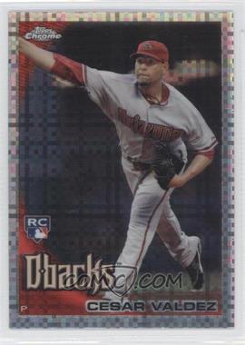 2010 Topps Chrome - [Base] - X-Fractor #194 - Cesar Valdez