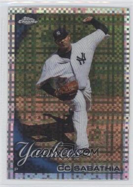 2010 Topps Chrome - [Base] - X-Fractor #21 - CC Sabathia