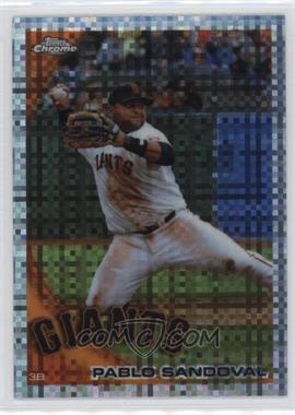 2010 Topps Chrome - [Base] - X-Fractor #62 - Pablo Sandoval