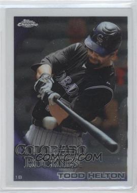 2010 Topps Chrome - [Base] #104 - Todd Helton