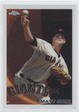 2010 Topps Chrome - [Base] #118 - Matt Cain