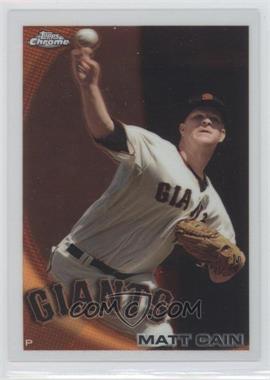 2010 Topps Chrome - [Base] #118 - Matt Cain