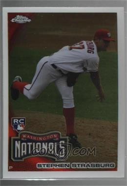 2010 Topps Chrome - [Base] #212 - Stephen Strasburg [Noted]