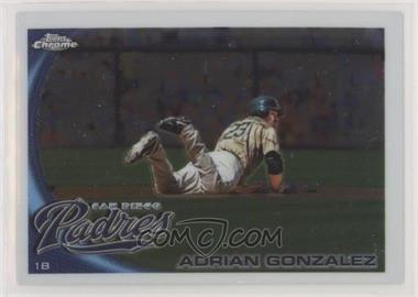 2010 Topps Chrome - [Base] #25 - Adrian Gonzalez