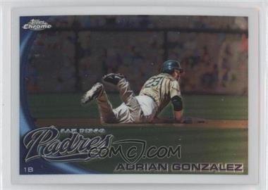 2010 Topps Chrome - [Base] #25 - Adrian Gonzalez