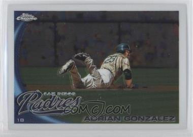 2010 Topps Chrome - [Base] #25 - Adrian Gonzalez