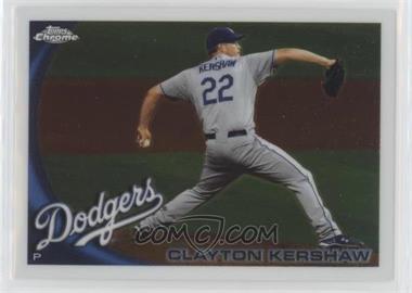 2010 Topps Chrome - [Base] #3 - Clayton Kershaw