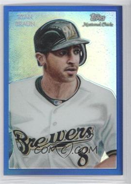 2010 Topps Chrome - National Chicle Chrome - Blue Refractor #CC30 - Ryan Braun by Brett Farr /199