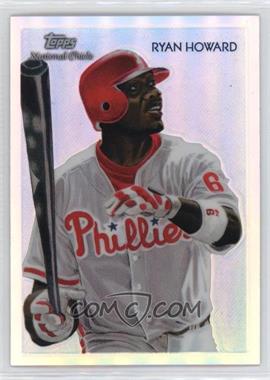 2010 Topps Chrome - National Chicle Chrome - Refractor #CC13 - Ryan Howard by Ken Branch /499