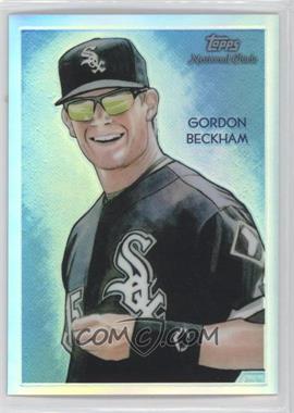 2010 Topps Chrome - National Chicle Chrome - Refractor #CC19 - Gordon Beckham by Jason Davies /499