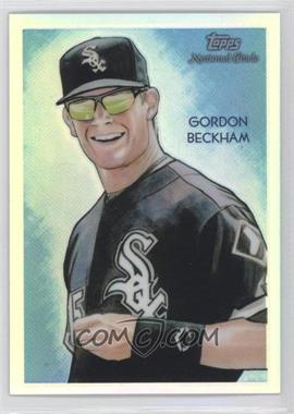 2010 Topps Chrome - National Chicle Chrome - Refractor #CC19 - Gordon Beckham by Jason Davies /499