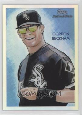 2010 Topps Chrome - National Chicle Chrome - Refractor #CC19 - Gordon Beckham by Jason Davies /499