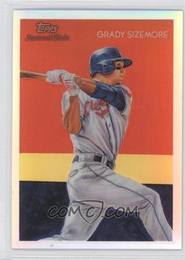 2010 Topps Chrome - National Chicle Chrome - Refractor #CC2 - Grady Sizemore by Chris Henderson /499