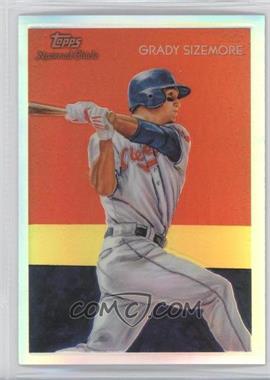 2010 Topps Chrome - National Chicle Chrome - Refractor #CC2 - Grady Sizemore by Chris Henderson /499