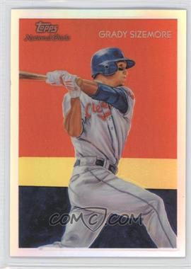 2010 Topps Chrome - National Chicle Chrome - Refractor #CC2 - Grady Sizemore by Chris Henderson /499