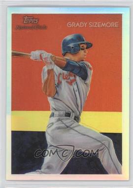 2010 Topps Chrome - National Chicle Chrome - Refractor #CC2 - Grady Sizemore by Chris Henderson /499