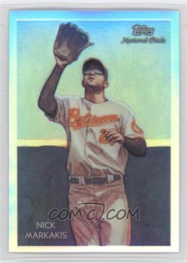 2010 Topps Chrome - National Chicle Chrome - Refractor #CC24 - Nick Markakis by Jeff Zachowski /499