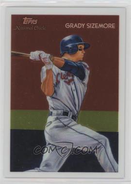 2010 Topps Chrome - National Chicle Chrome #CC2 - Grady Sizemore by Chris Henderson /999