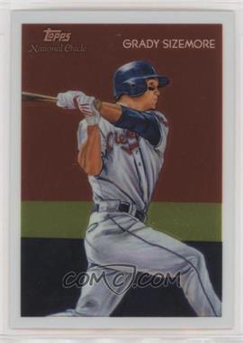 2010 Topps Chrome - National Chicle Chrome #CC2 - Grady Sizemore by Chris Henderson /999