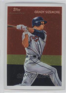 2010 Topps Chrome - National Chicle Chrome #CC2 - Grady Sizemore by Chris Henderson /999